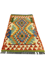 MODERN CHOBI KILIM 2.10 X 1.10 FT