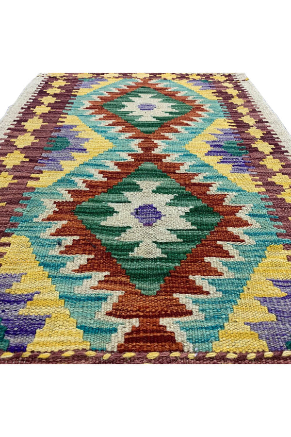 MODERN CHOBI KILIM 3.0 X 1.11 FT