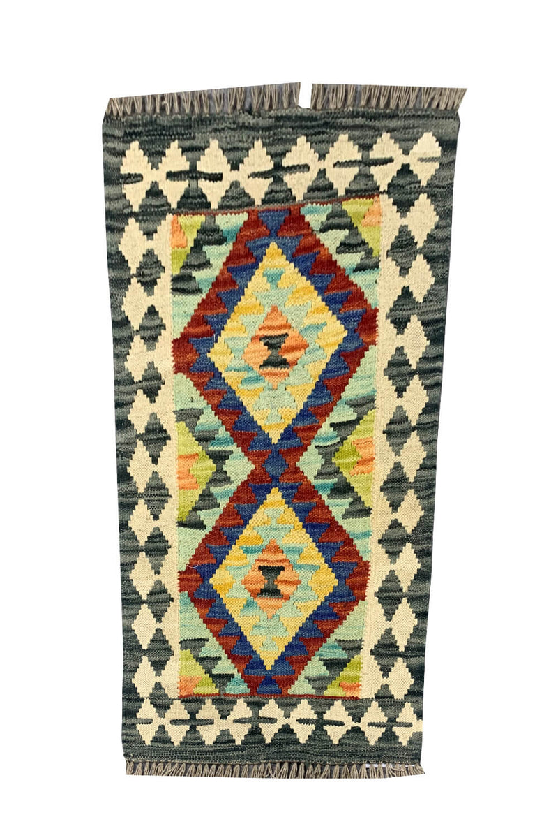 MODERN CHOBI KILIM 2.10 X 1.9 FT