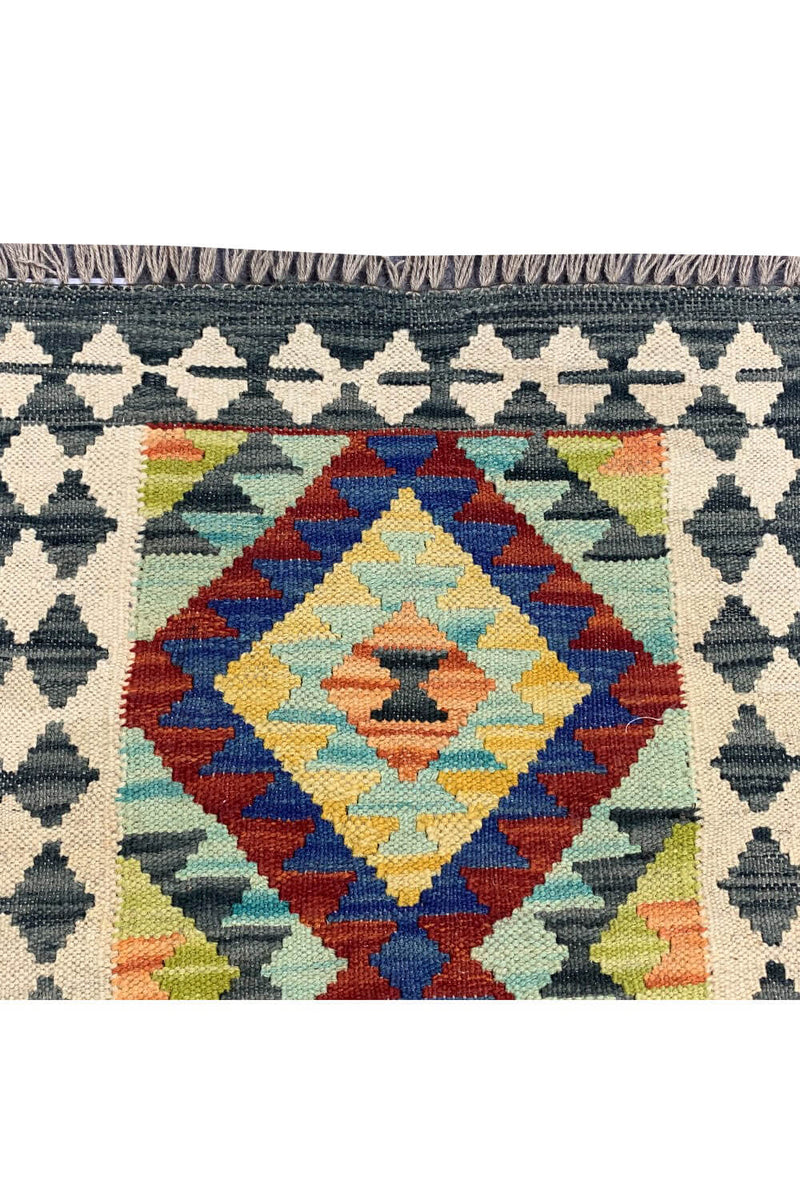 MODERN CHOBI KILIM 2.10 X 1.9 FT