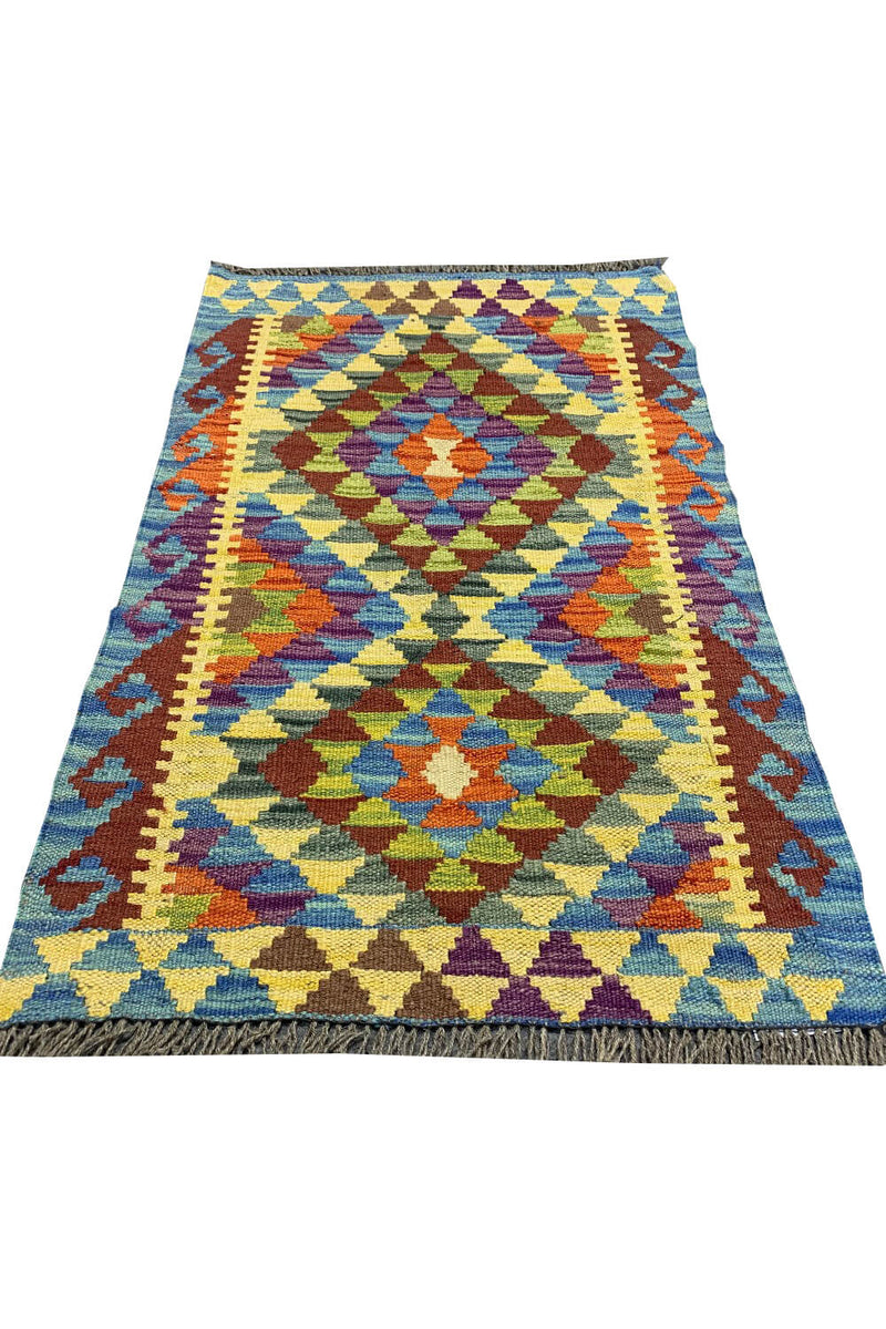 MODERN CHOBI KILIM 3.2 X 1.11 FT