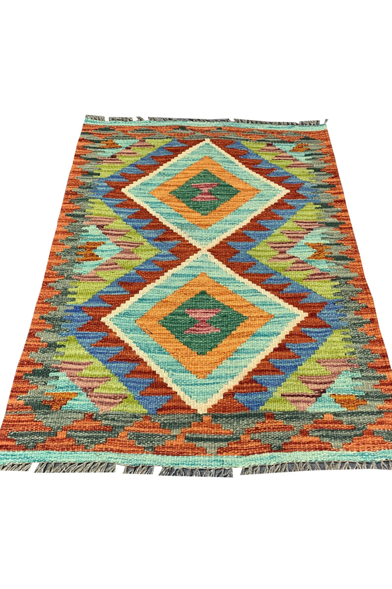 MODERN CHOBI KILIM 3.0 X 1.7 FT