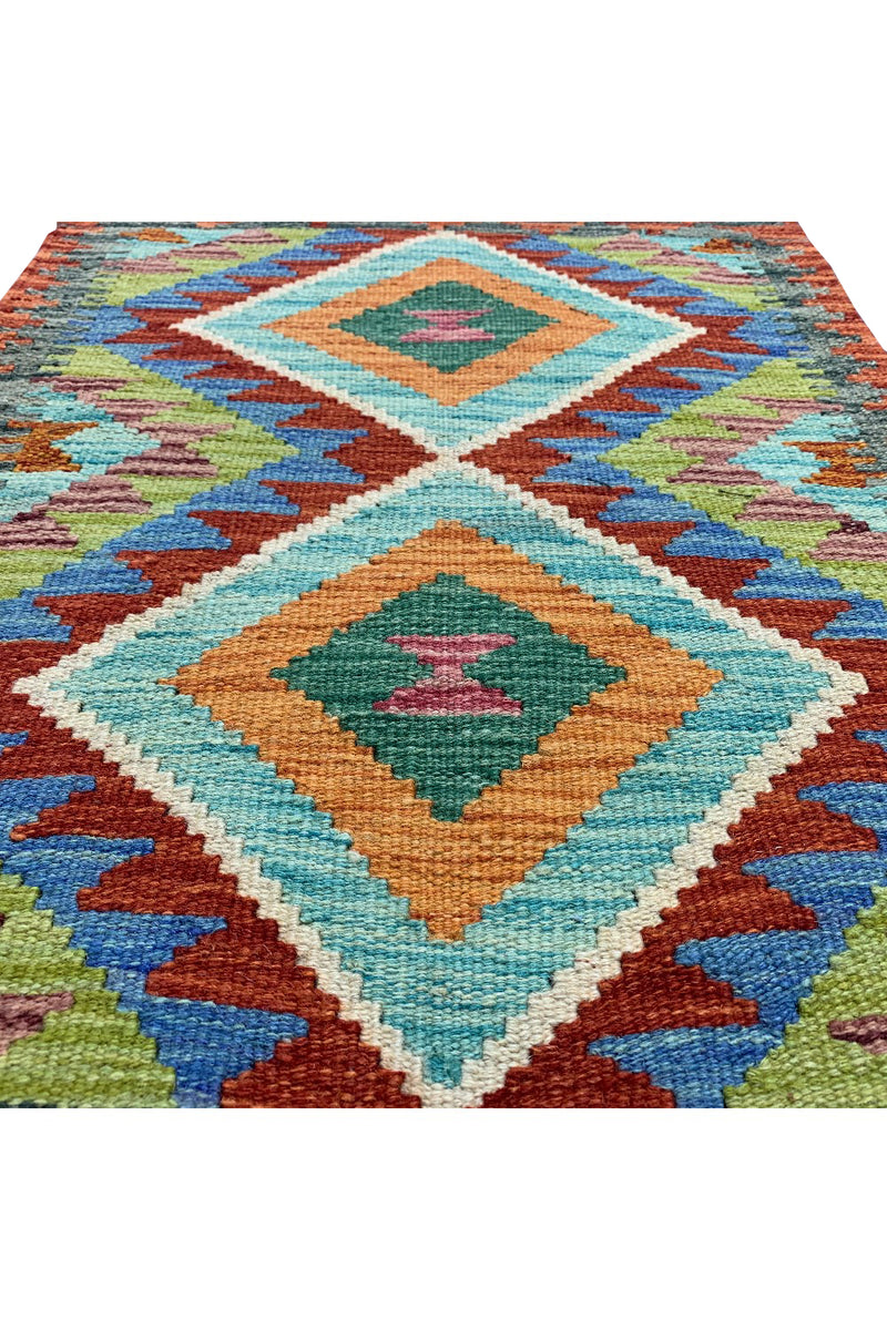 MODERN CHOBI KILIM 3.0 X 1.7 FT