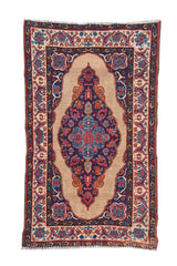 ANTIQUE ARZABIL RUG 3.8 x 2.4 FT