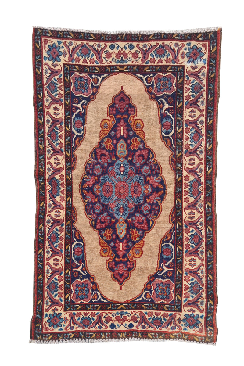 ANTIQUE ARZABIL RUG 3.8 x 2.4 FT