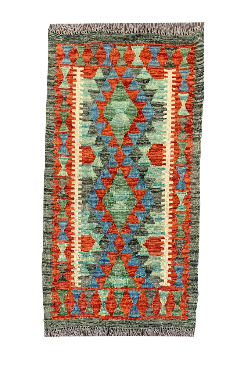 MODERN CHOBI KILIM 3.0 x 1.10 Ft