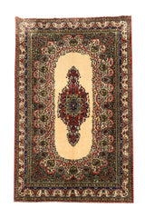 AUTHENTIC HAND KNOTTED VINTAGE QIRMOUN WOOL AREA RUG 9.8 X 6.10 FT (1286 GER)