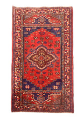 AUTHENTIC HAND KNOTTED VINTAGE TURKISH WOOL AREA RUG 5.9 X 3.2 FT (599 GER)