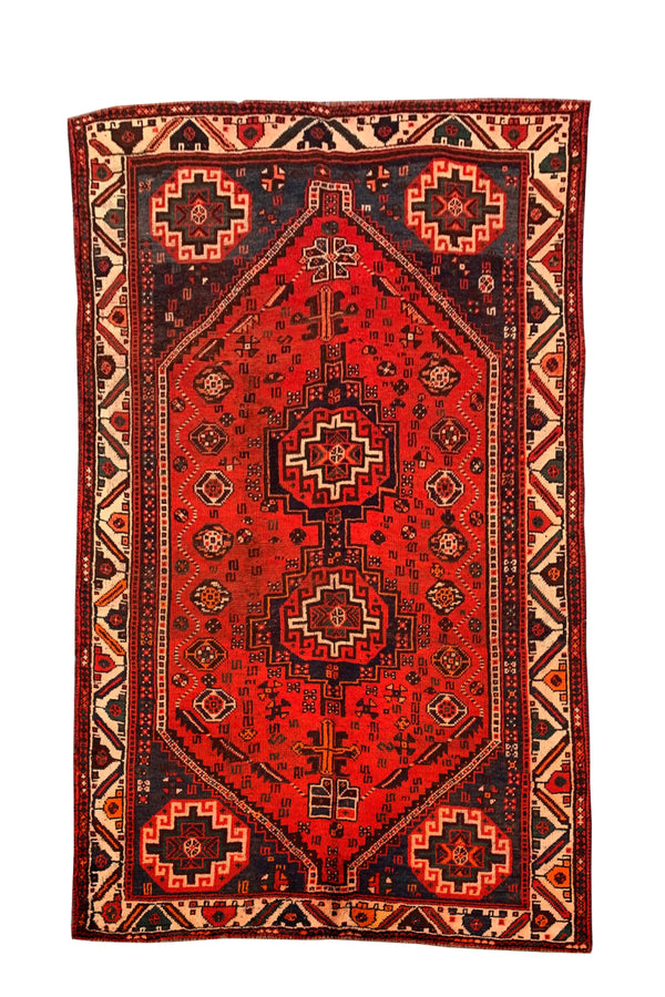 Distressed SHRZ RUG 7.10 X 4.11 FT