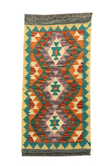 MODERN CHOBI KILIM 3.2 x 1.10 Ft