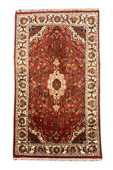 AUTHENTIC HAND KNOTTED INDO WOOL AREA RUG 5.4 X 2.10 FT (592 GER)