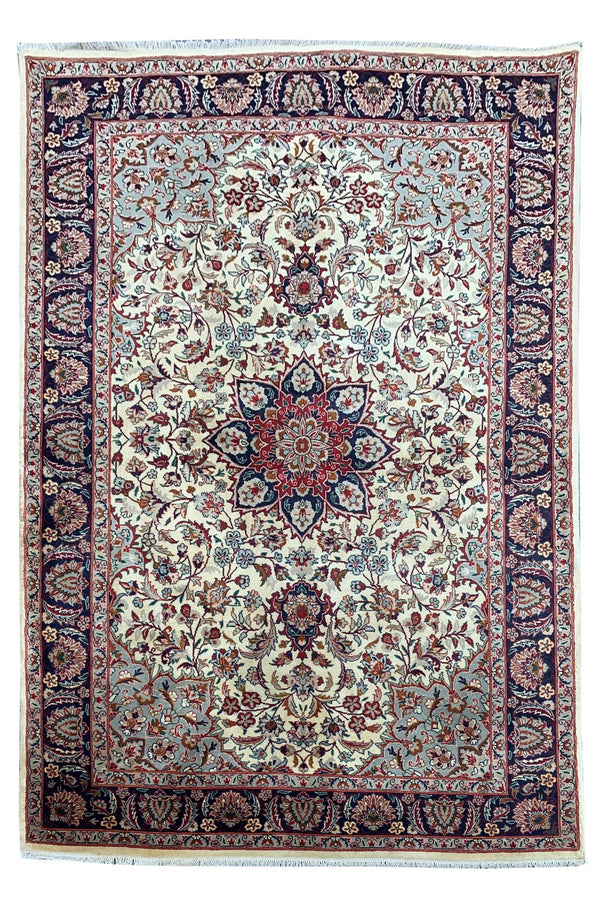 Authentic Hand knotted Pakistan Bokhara Double Knot Wool Area Rug 6.5 X 4.1 Ft (308 Ger-3)