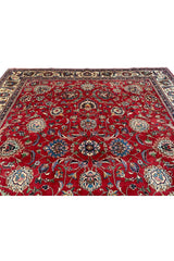 Authentic Hand Knotted Vintage Tabreez Wool Area Rug 13.0 x 11.2 Ft (43 Ger-3)