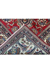 Authentic Hand Knotted Vintage Tabreez Wool Area Rug 13.0 x 11.2 Ft (43 Ger-3)