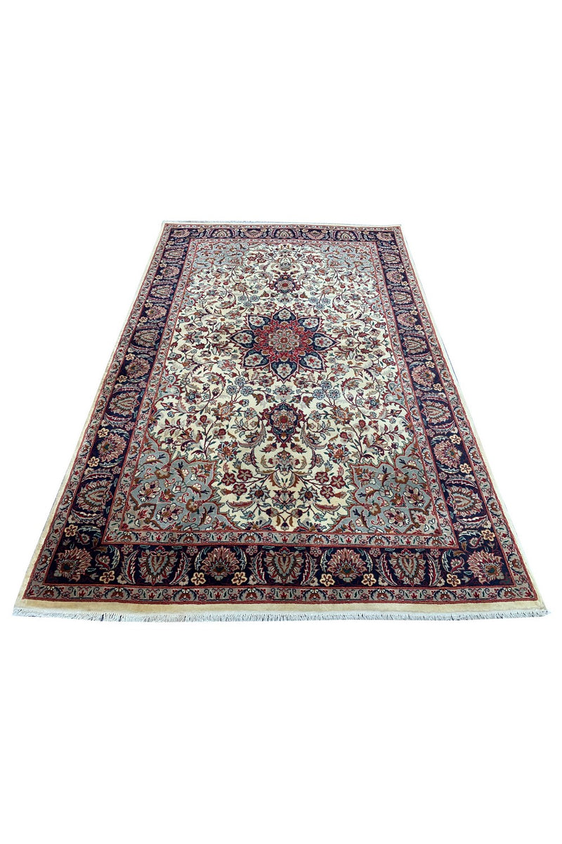 Authentic Hand knotted Pakistan Bokhara Double Knot Wool Area Rug 6.5 X 4.1 Ft (308 Ger-3)