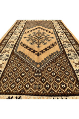 AUTHENTIC HAND KNOTTED MOROCCO WOOL AREA RUG 6.8 X 3.3 FT (655 GER)