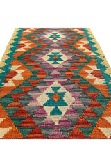 MODERN CHOBI KILIM 3.2 x 1.10 Ft