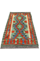 MODERN CHOBI KILIM 3.0 x 1.10 Ft