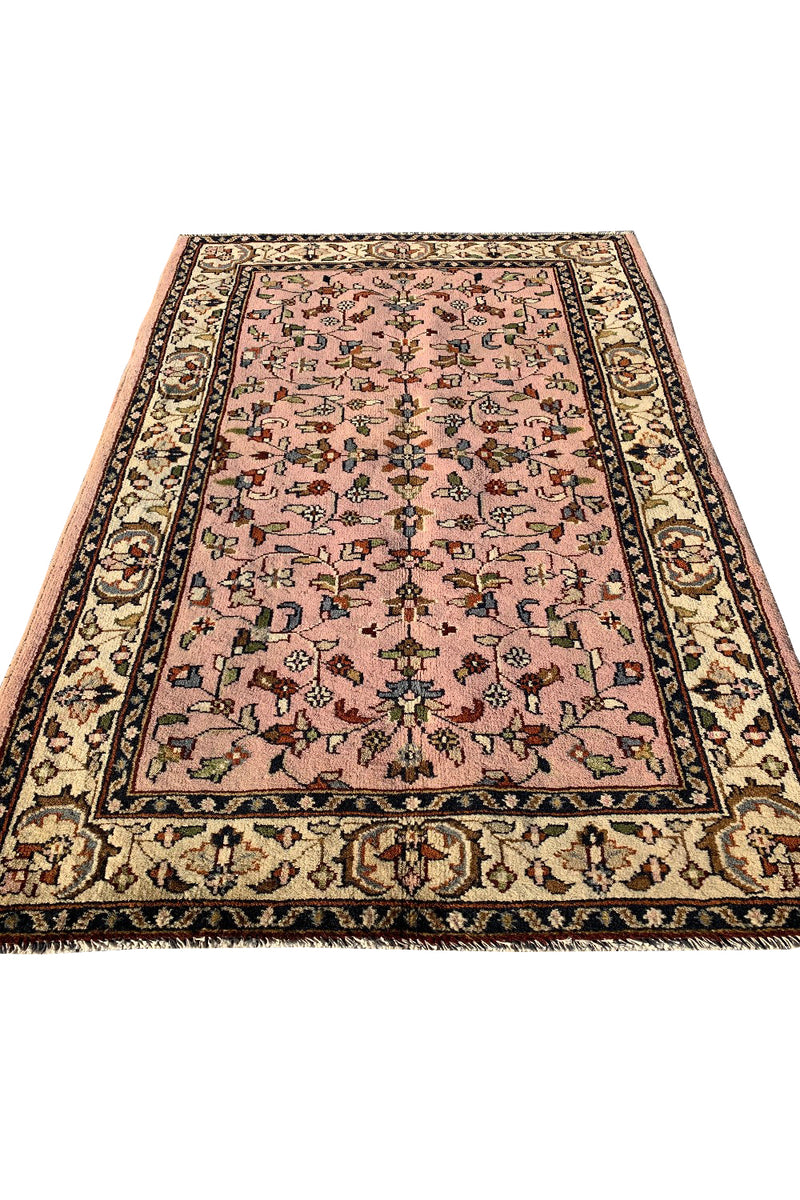 AUTHENTIC HAND KNOTTED INDO WOOL AREA RUG 5.10 X 3.11 FT (537 GER)