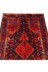 AUTHENTIC HAND KNOTTED VINTAGE HAMIDOUN WOOL AREA RUG 7.3 X 4.4 FT (538 GER)