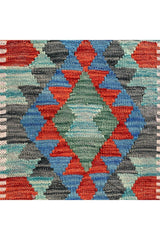 MODERN CHOBI KILIM 3.0 x 1.10 Ft