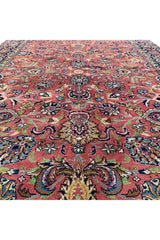 AUTHENTIC HAND KNOTTED TABREEZ WOOL AREA RUG 6.9 X 4.7 FT (543 GER)