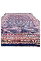 VINTAGE BADAM GUL MIR 11.10 x 8.3 Ft