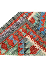 MODERN CHOBI KILIM 3.0 x 1.10 Ft