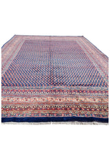 VINTAGE BADAM GUL MIR 11.10 x 8.3 Ft