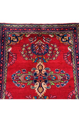 AUTHENTIC HAND KNOTTED VINTAGE HAMIDOUN WOOL AREA RUG 5.0 X 3.10 FT (669 GER)