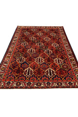 AUTHENTIC HAND KNOTTED VINTAGE BAGHTIYAAR WOOL AREA RUG 10.3 X 7.3 FT (445 GER)