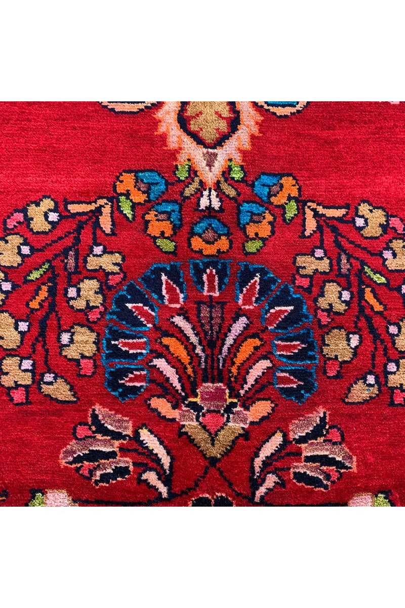 AUTHENTIC HAND KNOTTED VINTAGE HAMIDOUN WOOL AREA RUG 5.0 X 3.10 FT (669 GER)