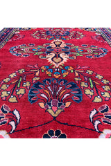 AUTHENTIC HAND KNOTTED VINTAGE HAMIDOUN WOOL AREA RUG 5.0 X 3.10 FT (669 GER)