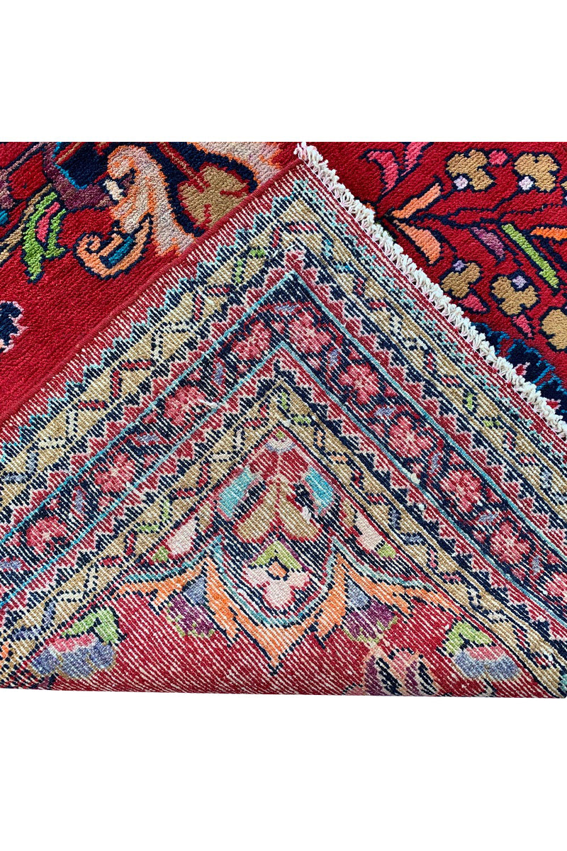 AUTHENTIC HAND KNOTTED VINTAGE HAMIDOUN WOOL AREA RUG 5.0 X 3.10 FT (669 GER)