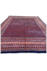 VINTAGE BADAM GUL MIR 11.10 x 8.3 Ft