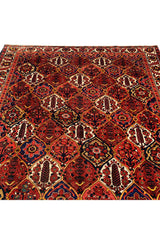 AUTHENTIC HAND KNOTTED VINTAGE BAGHTIYAAR WOOL AREA RUG 10.3 X 7.3 FT (445 GER)