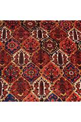 AUTHENTIC HAND KNOTTED VINTAGE BAGHTIYAAR WOOL AREA RUG 10.3 X 7.3 FT (445 GER)