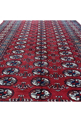 AUTHENTIC HAND KNOTTED PAKISTANI BOKHARA JHALDAR WOOL AREA RUG 5.9 X 3.11 FT (675 GER)