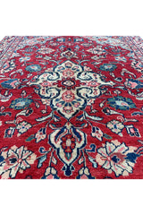 AUTHENTIC HAND KNOTTED VINTAGE HAMIDOUN WOOL AREA RUG 5.4 X 4.3 FT (677 GER)