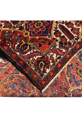 AUTHENTIC HAND KNOTTED VINTAGE BAGHTIYAAR WOOL AREA RUG 10.3 X 7.3 FT (445 GER)