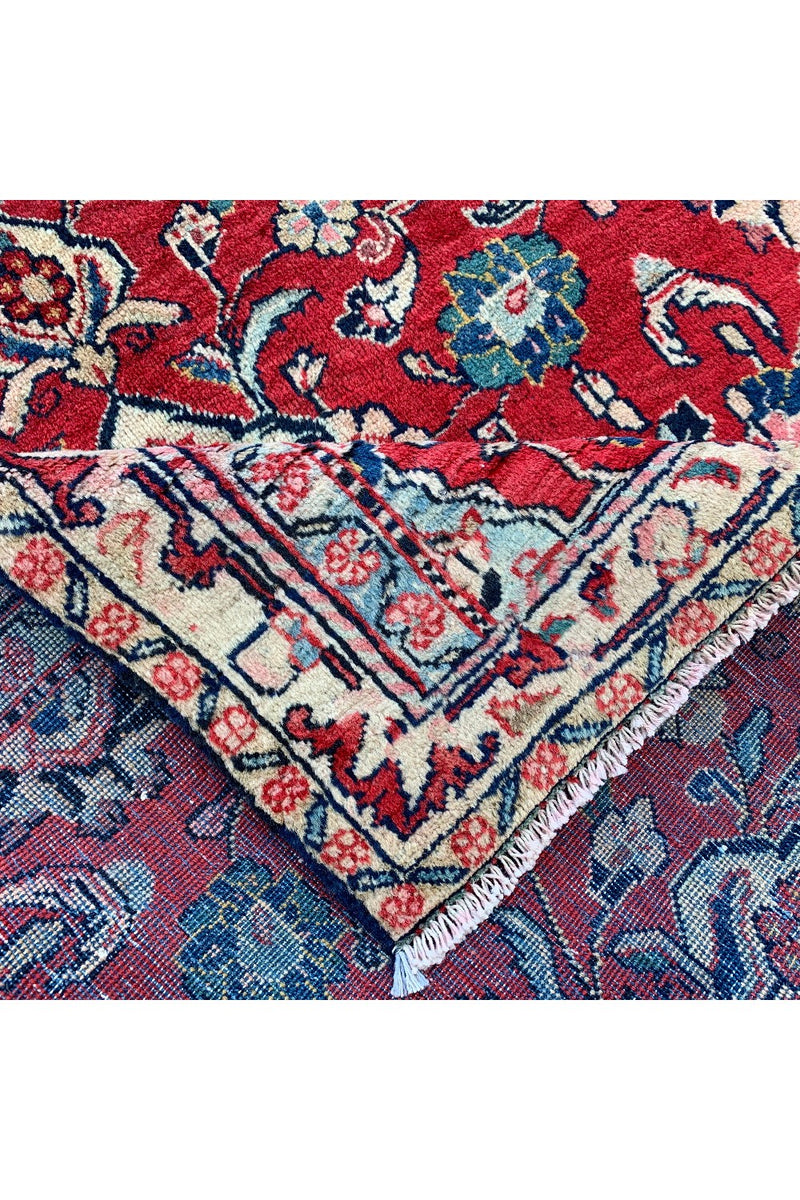 AUTHENTIC HAND KNOTTED VINTAGE HAMIDOUN WOOL AREA RUG 5.4 X 4.3 FT (677 GER)