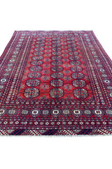 AUTHENTIC HAND KNOTTED PAKISTANI BOKHARA JHALDAR WOOL AREA RUG 5.9 X 4.5 FT (678 GER)