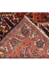 AUTHENTIC HAND KNOTTED VINTAGE BAGHTIYAAR WOOL AREA RUG 10.3 X 7.3 FT (445 GER)