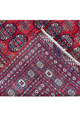 AUTHENTIC HAND KNOTTED PAKISTANI BOKHARA JHALDAR WOOL AREA RUG 5.9 X 4.5 FT (678 GER)