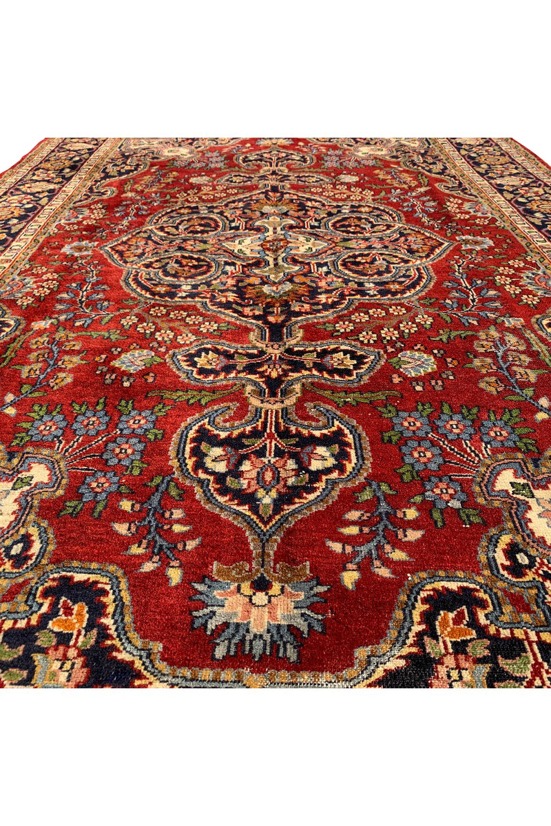 AUTHENTIC HAND KNOTTED VINTAGE PAKISTANI BOKHARA JHALDAR WOOL AREA RUG 6.3 X 4.2 FT (557 GER)