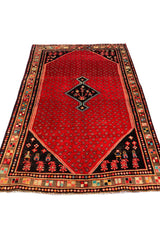 AUTHENTIC HAND KNOTTED BAGHTIYAAR WOOL AREA RUG 6.4 X 4.4 FT (560 GER)