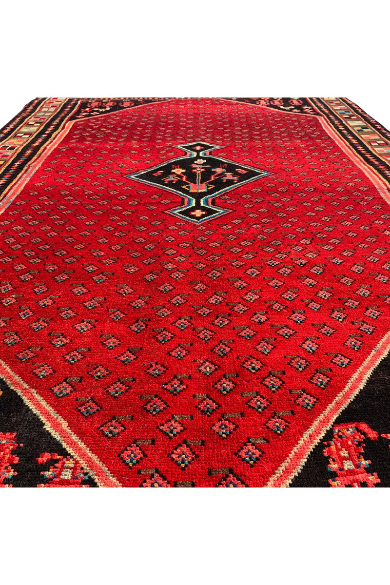 AUTHENTIC HAND KNOTTED BAGHTIYAAR WOOL AREA RUG 6.4 X 4.4 FT (560 GER)