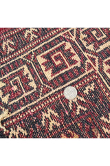 VINTAGE TURKMEN SARA RUG 12.2 x 8.3 Ft