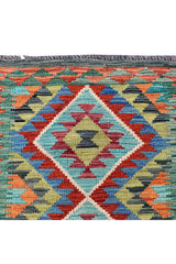 MODERN CHOBI KILIM 2.9 x 2.1 Ft