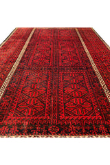 AUTHENTIC HAND KNOTTED ZAIDAN BALOUH WOOL AREA RUG 5.10 X 3.6 FT (590 GER)